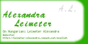 alexandra leimeter business card